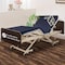 Medacure Expandable Split Frame Bariatric Bed, Fully Electric with ProEx 48 Mattress  Mahagony MC-LXBARISFMH1KA - alternate 1